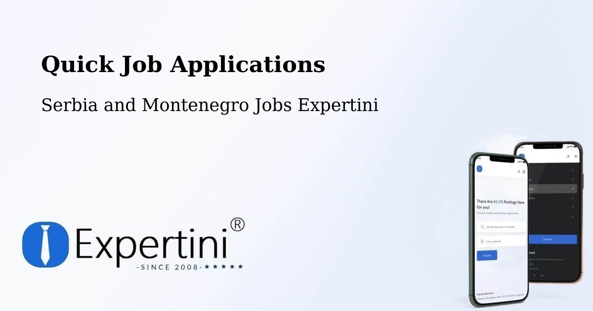 Quick Apply Feature – Perth - Serbia and Montenegro Jobs Expertini