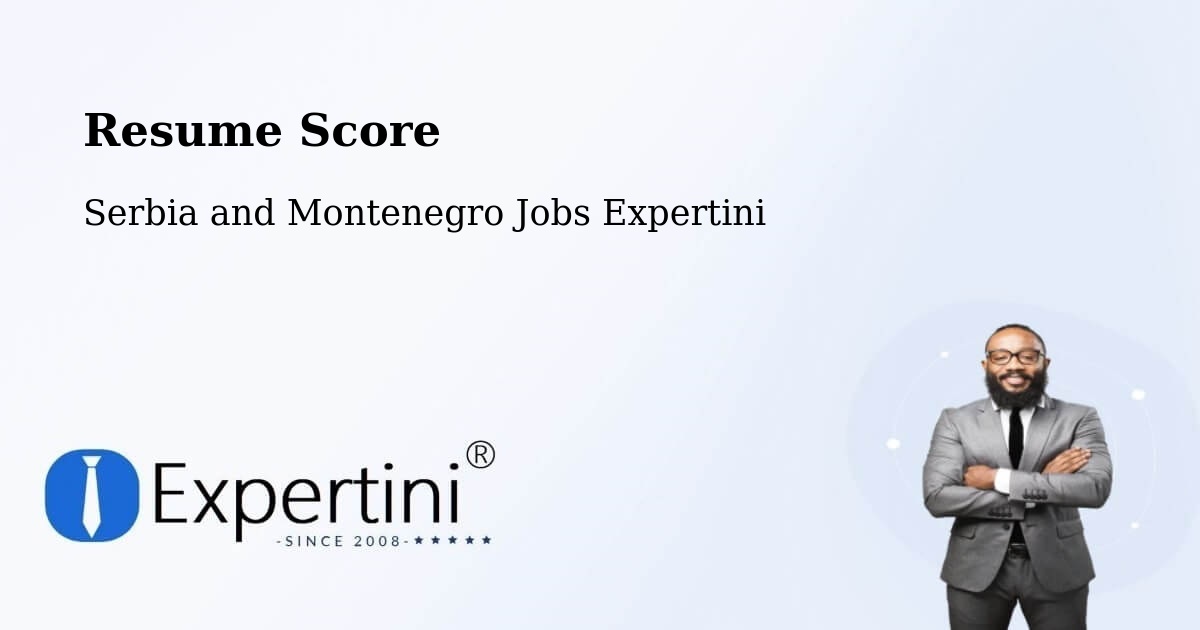 Resume Score & Job Description Match Tool – Perth - Serbia and Montenegro Jobs Expertini